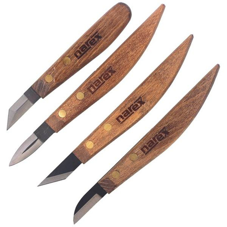 Carving knife set - Narex Profi 4 pcs (869100)