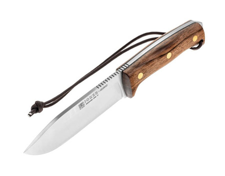 Nomad CN125-P bushcraft knife with flint - Joker - American Walnut