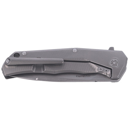 LionSteel T folding knife.R.E. Titanium Grey / Satin Blade (TRE GY)