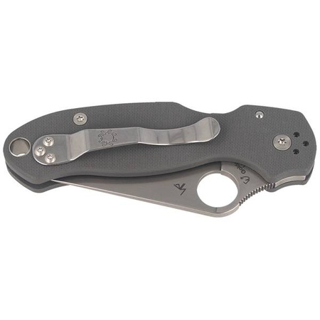 Spyderco Para 3 G-10 Dark Gray Maxamet Plain Folding Knife - C223GPDGY