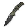 Civivi Biophase Black Aluminum / OD Green G10, Black Stonewashed Nitro-V Folding Knife (C23083C-2)