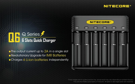 Battery charger - Nitecore Q6