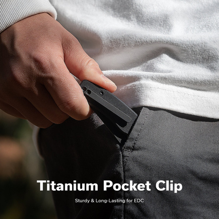 Civivi Clingman Black G10, Black Stonewashed Nitro-V Folding Knife by Taylor Martin Best Damn EDC (C23065-1)