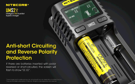 Battery charger - Nitecore UMS2