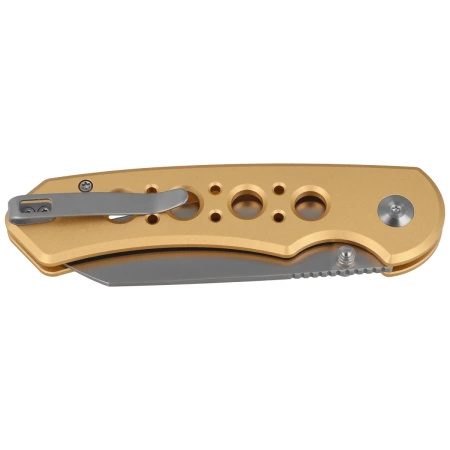 Civivi Pragma Prime Champagne Aluminum Folding Knife, Satin 14C28N (C24067-3)