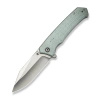 Civivi Tacticorix Gray Shredded G10 Folding Knife, Satin Nitro-V (C23055-3)