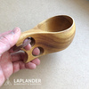 Kuksa - large with two holes - Handmade