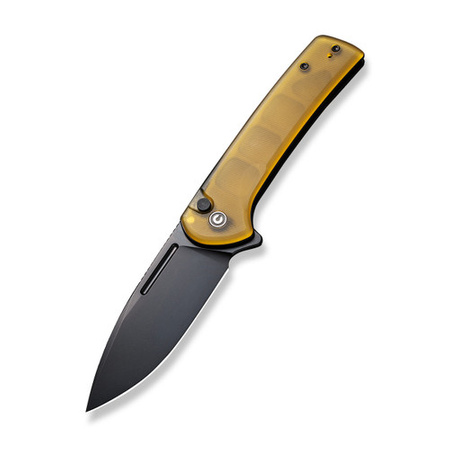 CIVIVI Conspirator Ultem Bead Blasted Knife, Black Nitro-V (C21006-6)