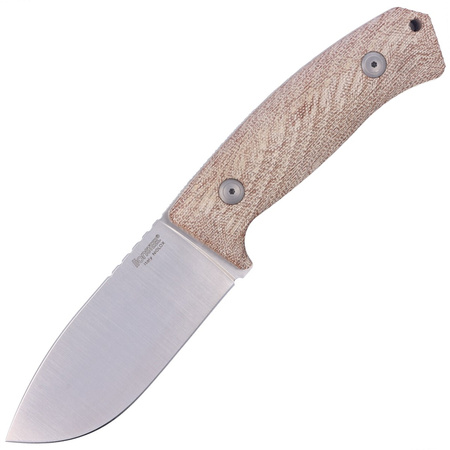 LionSteel M3 knife, Natural Micarta Satin Niolox (M3 CVN)