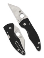 Spyderco MicroJimbo Sprint Run Knife Black G10, Satin CPM S90V by Michael Janich (C264CFP)