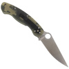 Spyderco Military Model G-10 Camo Plain Folding Knife - C36GPCMO