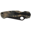 Spyderco Para Military 2 G-10 Camo Folding Knife, Black Blade - C81GPCMOBK2