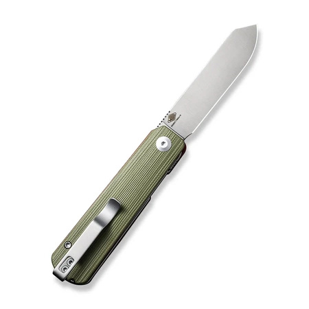 Civivi Sendy Green/Red G10 Folding Knife, Satin Nitro-V by Ben Petersen (C21004B-1)