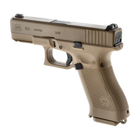 Glock - Replica ASG pistol Glock 19X 6 mm coyote green gas
