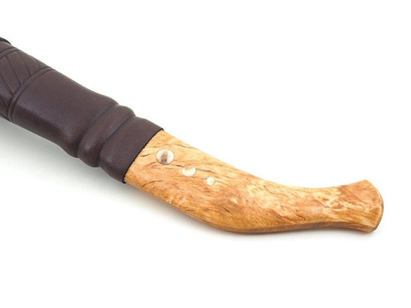 Erapuu Curly Birch 95 puukko knife - Handmade