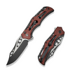 Civivi Biophase Black Aluminum / Burgundy G10, Black Stonewashed Nitro-V Folding Knife (C23083C-1)