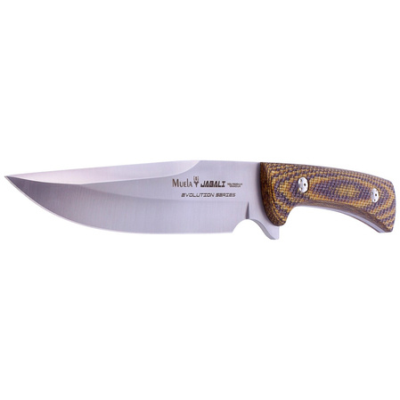 Muela Full Tang Knife, ABS-Black, Lether (JABALI-17G)