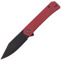 CIVIVI Relic Burgundy G10 knife, Black Stonewashed (C20077B-2)