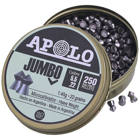 Apolo Jumbo 5.5 mm shotgun shells 250 pcs. 1.40g/22.0gr (19921)