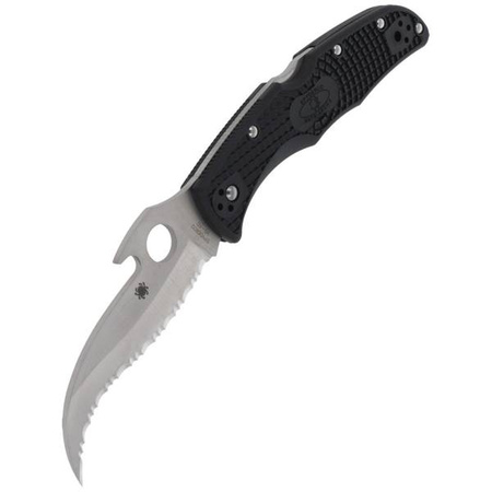 Spyderco Matriarch 2 FRN Black Emerson Opener Spyder Folding Knife (C12SBK2W)