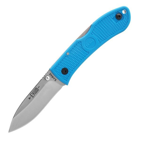 Ka-Bar 4062BL Folding Knife - Dozier Folding Hunter - Blue