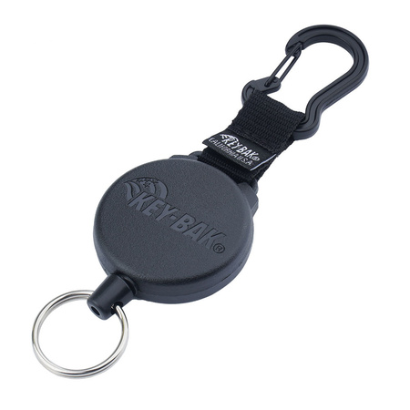 Key-Bak - SecurIt Xtreme Duty Retractor - 28" - Kevlar - Black - 0488-6034