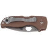 Spyderco Lil' Native Back Lock Sprint Run Brown G-10 Folding Knife, Stonewashed CPM 15V by Eric Glesser (C230MBGPBN15V)