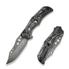 Civivi Biophase Gray Aluminum / Black G10 folding knife, Damascus (C23083C-DS1)