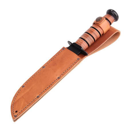 Ka-Bar 1320 Single Mark knife - Leather scabbard