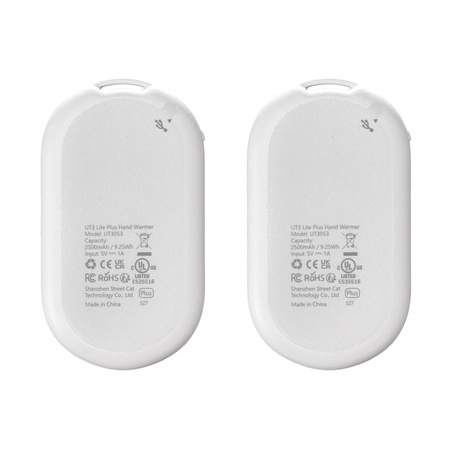 Ocoopa - UT3 Lite electronic hand warmer white and blue