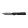 KNIVESPL - The First CPM MagnaCut folding knife, black G10, Stonewashed/Satin