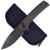 CIVIVI Conspirator Dark Green Micarta Knife, Damascus (C21006-DS1)