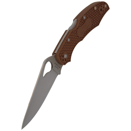 Spyderco Byrd Cara Cara 2 FRN Brown Plain Folding Knife - BY03PBN2