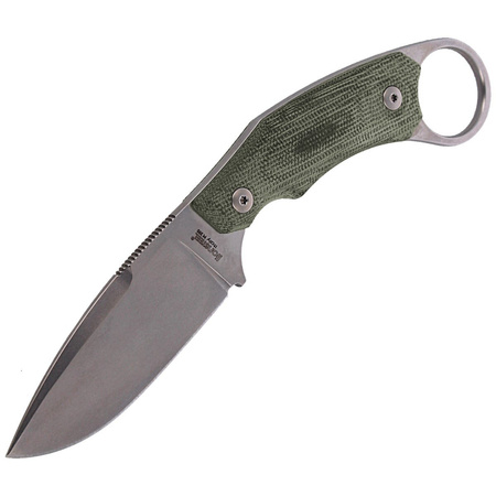 LionSteel H2 Karambit Canvas Green, Stone Washed Blade (H2 CVG) knife