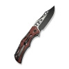 Civivi Biophase Black Aluminum / Burgundy G10, Black Stonewashed Nitro-V Folding Knife (C23083C-1)