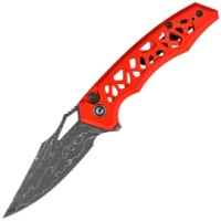 Civivi Anaaki Knife Red Aluminium, Damascus (C24039-DS1)
