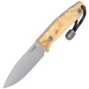 LionSteel Bushcraft Olive Wood knife, Satin Blade (M1 UL)