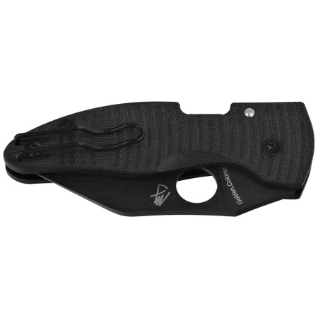 Spyderco MicroJimbo SALT Black G10, Black DLC MagnaCut folding knife by Michael Janich (C264GMCBKP)