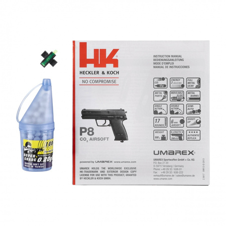 Heckler&Koch - H&K P8 6 mm replica ASG pistol