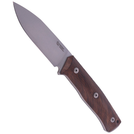 LionSteel Bushcraft Walnut / Satin Blade knife (B35 WN)