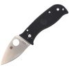 Spyderco Lil' Temperance 3 Black G-10 Plain Folding Knife - C69GP3