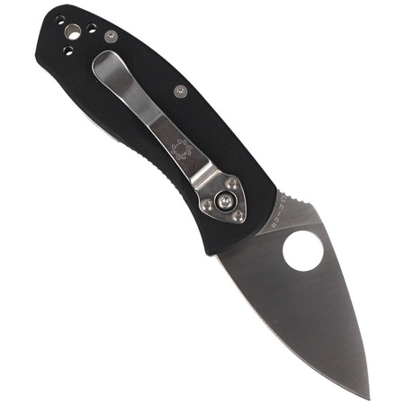 Spyderco Ambitious G-10 Black Plain Folding Knife - C148GP