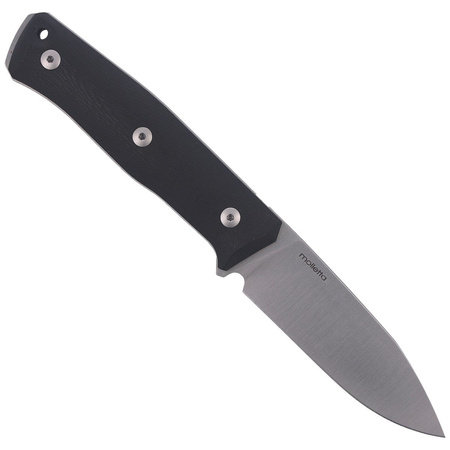 LionSteel Bushcraft G10 Black / Satin Blade knife (B35 GBK)