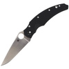 Spyderco Opus Black G-10 Plain Folding Knife - C218GP