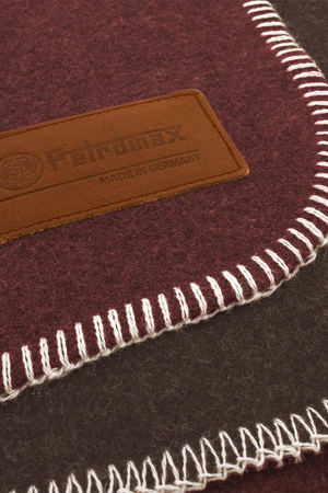 Sheep's Wool Blanket 150x200cm Petromax Dark Red