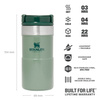 Stanley NEVERLEAK 0.25L thermal mug - green