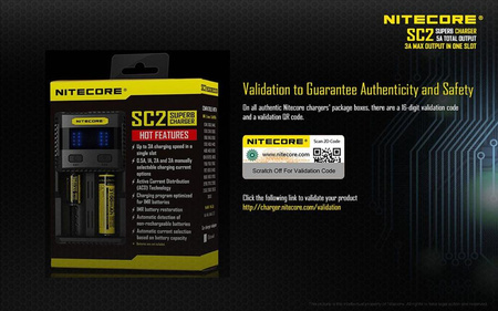 Battery charger - Nitecore SC2