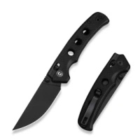 Civivi Noctis Black G10 Folding Knife, Black Stonewashed Nitro-V (C24020C-1)