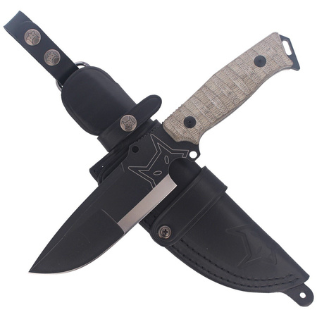 FOX Sherpa Canvas Micarta 140mm Survival Knife (FX-610)