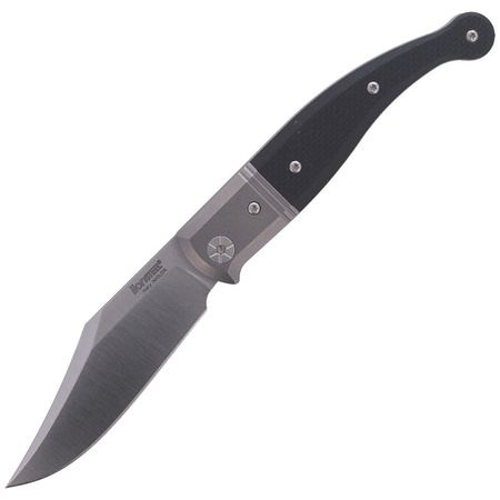 LionSteel Gitano G10 / Satin Blade Folding Knife (GT01 GBK)